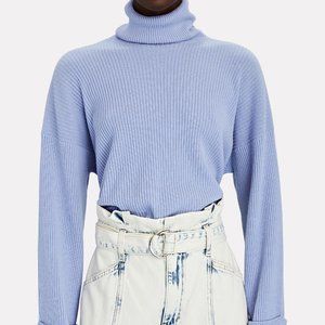 Wool Cashmere Periwinkle Sweater -- Andamane